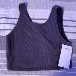 Lululemon Ribbed Softstreme Cropped Tank Top